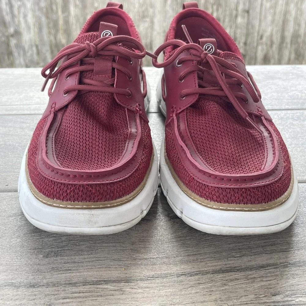 Cole Haan Zerogrand‎ Regatta Boat Shoes Men11.5 Red Mesh Grand 360 Dock C35976